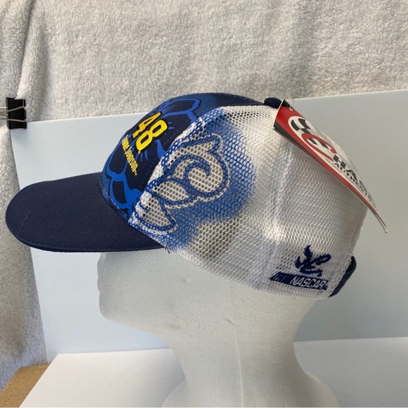 Jimmie Johnson # 48 NASCAR adjustable Hat Hawaiian Flowers New with Tags - Picture 13 of 16